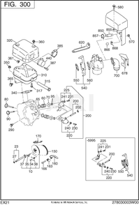 Part Location Diagram of 278-35601-11 Subaru Timing Chain Cp