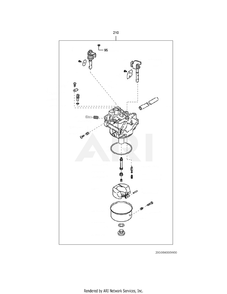 Part Location Diagram of 293-62404-10 Subaru Carburetor Cp