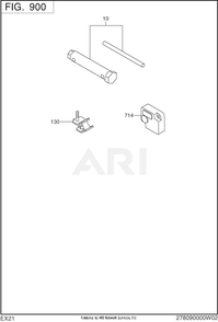 900 Accessory Diagram and Parts List for EX210D50036  Subaru Engine