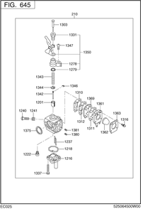 Plate,tank Cp Diagram and Parts List for EC025GR5108 EC025 Subaru Engine