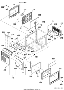 Part Location Diagram of 34J-51010-01 Subaru Side Cover - Right Complete