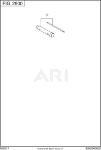 2900 Accessory Diagram and Parts List for RGS17023080  Subaru Generator