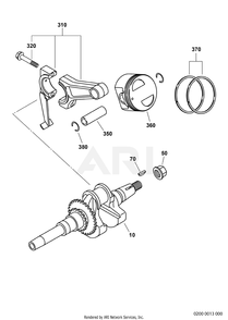 Part Location Diagram of 20B-21201-31 Subaru Crankshaft Cp