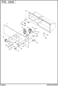 Control Box Diagram and Parts List for RGM38016000 RGX3800 Subaru Generator