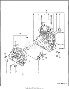 Part Location Diagram of 044-03000-60 Subaru Oil Seal