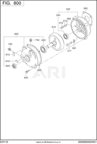 Part Location Diagram of 073-20057-10 Subaru Label(oil)