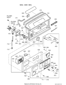 2400 Control Diagram and Parts List for RAS28017010  Subaru Generator