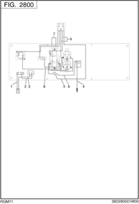 Wire Harness Diagram and Parts List for RGM71016000 RGX7100 Subaru Generator