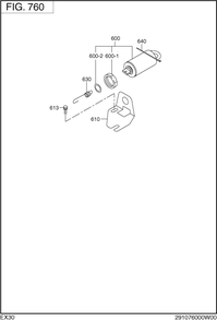 Electric Device Diagram and Parts List for EX300D20060 EX300 Subaru Engine
