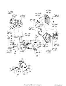 300 Intake And Exhaust Diagram and Parts List for RAS28017010  Subaru Generator