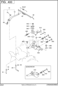Part Location Diagram of 277-48601-13 Subaru Governor Shaft