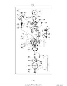 2160 Engine Diagram and Parts List for RAS28017010  Subaru Generator