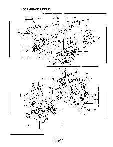 Part Location Diagram of 263-10101-01 Subaru Crankcase