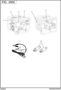 Part Location Diagram of 36A-90003-08 Subaru Label trademarkrgx 3000