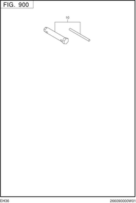 Accessories Label Group Diagram and Parts List for EH360D61011 EH360 Subaru Engine