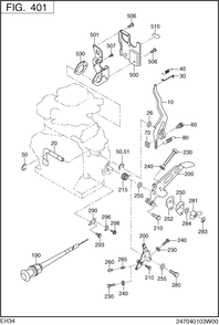 Part Location Diagram of 246-42501-43 Subaru Governor Spring