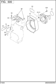 Part Location Diagram of X73-20060-80 Subaru Label(Trade Mark)