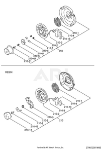 Part Location Diagram of 279-50202-00 Subaru Recoil starter ay