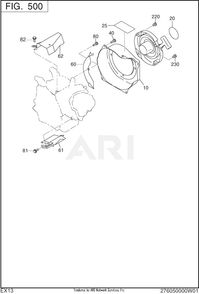 Part Location Diagram of X73-20058-20 Subaru Trademark label (nsi) see setu