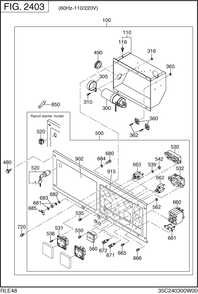 Part Location Diagram of 353-45805-08 Subaru Diode Stack Assembly