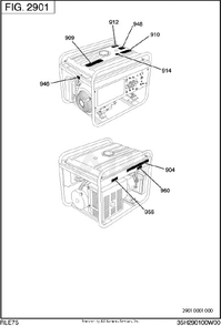 Part Location Diagram of 073-20059-40 Subaru Label, (Level Caution)