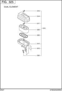 Part Location Diagram of 20A-32615-03 Subaru Label