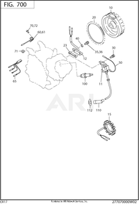 Part Location Diagram of 20A-79431-01 Subaru Ignition coil cp
