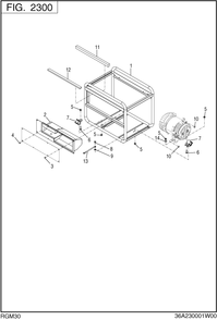 Part Location Diagram of 36A-82001-08 Subaru Lock washer