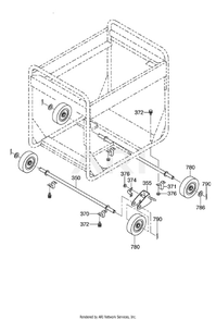 Part Location Diagram of 31F-61007-01 Subaru Bracket (Generator Side)