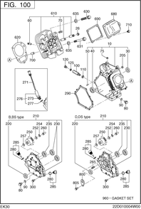 Part Location Diagram of X44-03000-30 Subaru Oilseal