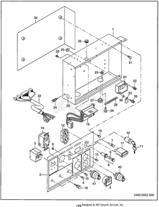 2400 Control 60hz - 120v, 240v Diagram and Parts List for RGV12K36030  Subaru Generator