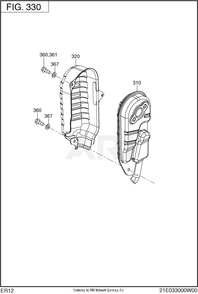 Part Location Diagram of 020-00601-20 Subaru Washer