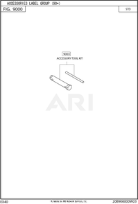 900 Accessory Diagram and Parts List for EX400SE5021  Subaru Engine