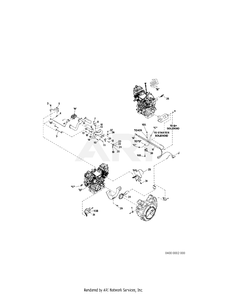 400 Govenor Diagram and Parts List for EH900DS0010  Subaru Engine