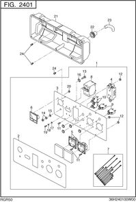 Part Location Diagram of RGR1033500001 Subaru Corrugated Pipe