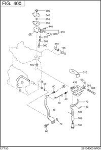 Governor,operation Diagram and Parts List for EY153DC0690 EY153 Subaru Engine