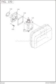 Page G Diagram and Parts List for DY232BB1100  Subaru Engine