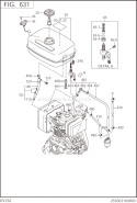 Part Location Diagram of 064-20007-21 Subaru Screen