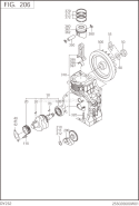 Part Location Diagram of 011-00600-30 Subaru Flange Bolt