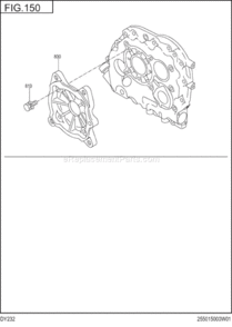 Page C Diagram and Parts List for DY232DD5210  Subaru Engine