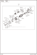 Part Location Diagram of 207-70524-08 Subaru Through Bolt