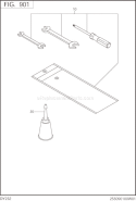 Accessories Label Diagram and Parts List for DY232BS0020  Subaru Engine