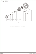 Part Location Diagram of 236-50101-08 Subaru Starter Knob