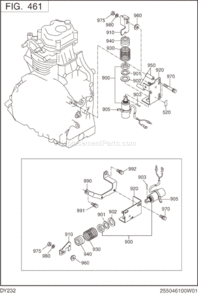 Page I Diagram and Parts List for DY232DS283S  Subaru Engine