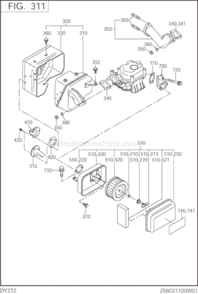 Page E Diagram and Parts List for DY272BS7000  Subaru Engine