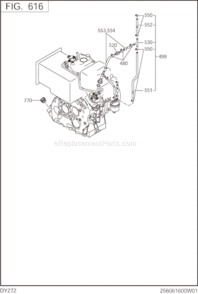 Page M Diagram and Parts List for DY272DD2470  Subaru Engine