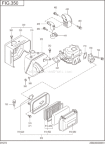 Page E Diagram and Parts List for DY272DD4060  Subaru Engine