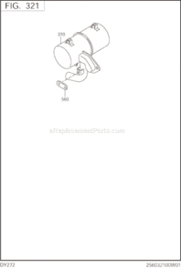 Page H Diagram and Parts List for DY272DS4110  Subaru Engine