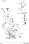 Part Location Diagram of 064-20003-20 Subaru Nut