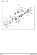 Page O Diagram and Parts List for DY272DS291S  Subaru Engine